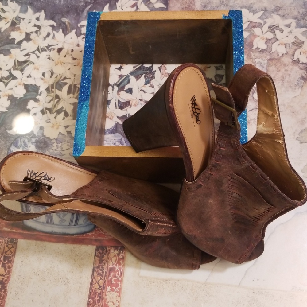 *Firm*Mossimo Sling Back heels Sz 10 - Picture 1 of 5